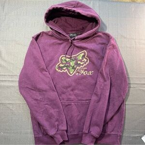 Fox Women’s Medium Purple Hoodie Sweater